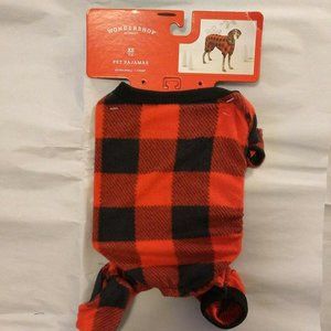 Wondershop Dog & Cat Colorful Plaid Print Pet Cotton Jersey Pajamas NWT X Small
